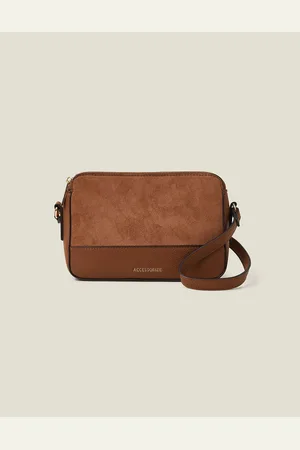 Accessorize Suedette Classic Cross-Body BagEén