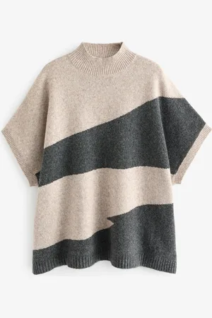 Next Abstract Knit PonchoS