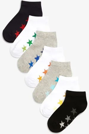 Next Verpakking van 7 paar sneakersokken met hoog aandeel katoenUK 3