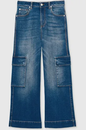 Reiss Sienna Wide-Leg Cargo-Pocket Jeans9