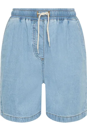 Long Tall Sally 100% Cotton Tie Waist Denim Shorts46 Tall