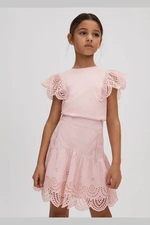 Reiss Jasmine Broderie Skirt12