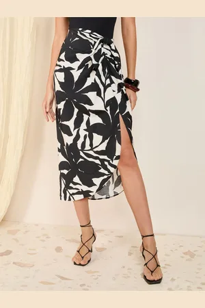 Friends Like These Front Tie Sarong Skirt36