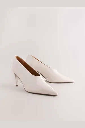 Next Forever Comfort Patent Point Toe High Cut Cone Heel CourtsEU 42 (UK 8)