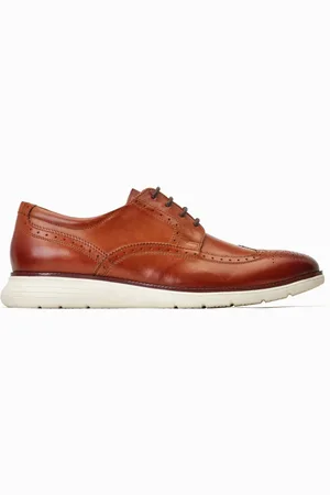 Base London Flight Lace Up Brogue Brown Shoesuk12eu47