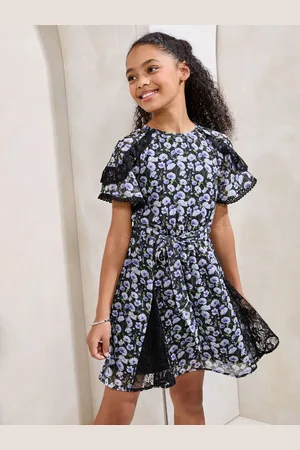 Lipsy London Lace Frill Sleeve Dress (5-16yrs)158164cm