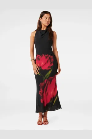 Forever New Michelle Open Back Maxi Dress42