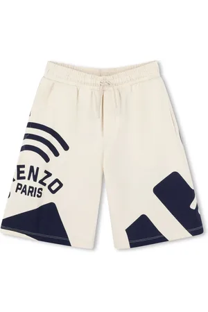 Kenzo Large Natural Logo Bermuda Shorts8 Jaar (128 cm)