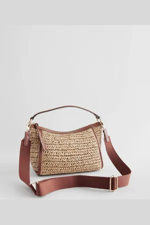 Next Raffia crossbodytasEén