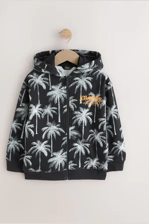 Next Hoodie met graphic en ritssluiting (3-16 jr)122128cm