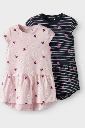 NAME IT Capsleeve Printed Dresses 2 Pack110116cm