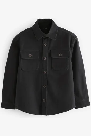 Next Overshirt van effen 100% katoen (3