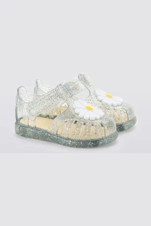 igor Gloss Flor sandalen in naturel en doorzichtig met glitterEU 26 (UK 8.5)