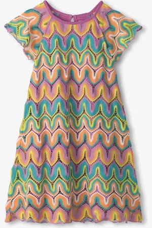 Hatley Pink Rainbow Waves Crochet Dress152158cm