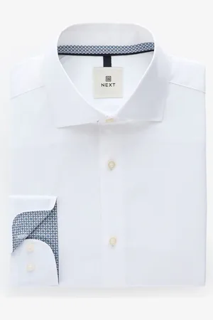 Next Regular Fit 100% Cotton Poplin Twill Formal Shirt38 cm R (UK 15 R)