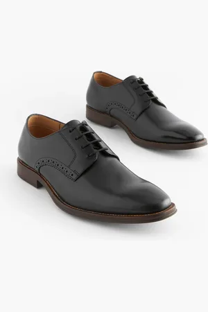 Next Leren derbyschoenen met contrasterende zoolEU 42 (UK 8)