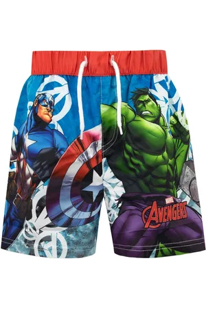 Character Marvel Avengers Captain America & The Hulk Swim Shorts3