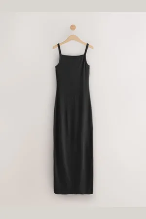 Next Stappy Maxi Length Ribbed DressLarge