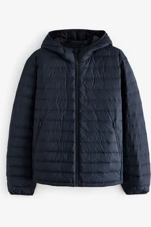 Next Douchebestendige lichtgewicht pufferjas met capuchonM Reg