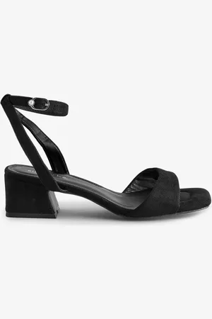 Simply Be Barely There on Low Block Heels in Extra Wide FitEU 38 (UK 5)