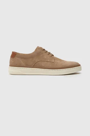 Schuh Brown Wade Suede Lace-Up Shoesuk11eu45