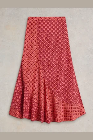 White Stuff Sara Linen Blend Maxi Skirt40