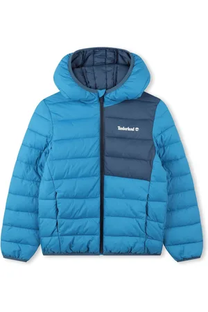 Timberland 2 Tone Logo Hooded Puffer Coat10 Jaar (140cm)