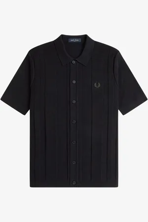 Fred Perry Overhemd met knoopsluiting en korte mouwenX-large