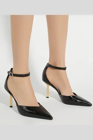 Dune Colly Emerald Heel Open Court ShoesEU 36 (UK 3)