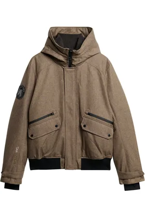 Superdry City tweed gewatteerd bomberjackS
