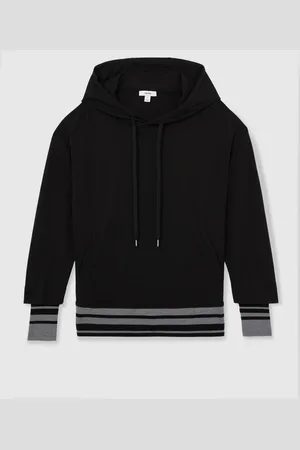 Reiss Alexi Drawstring Jersey HoodieS
