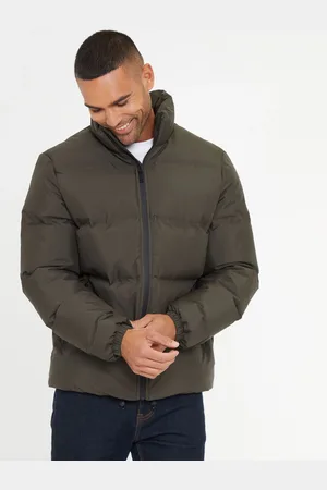 Threadbare Regenbestendig pufferjack met opstaande kraagM
