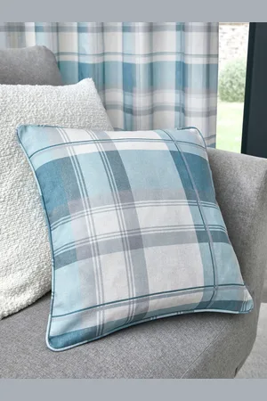 FUSION Balmoral Check 100% Cotton Filled Cushion43x43 cm