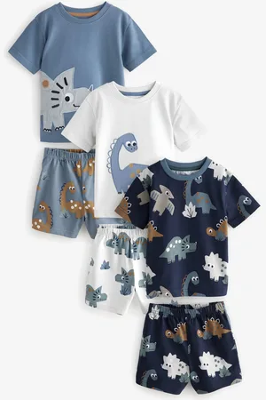 Next 100% Cotton Short Pyjamas 3 Pack (9mths-8yrs)98104cm
