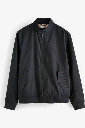 Next Regenbestendig Harrington jack met geruite voeringXXL