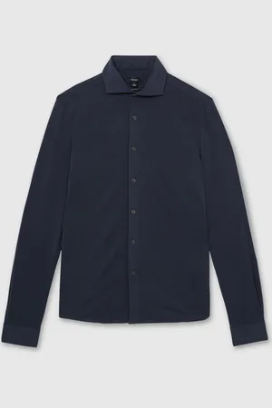 Reiss Bobby Regular-Fit Modal-Blend Cutaway Collar Shirtmedium