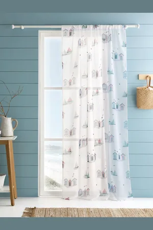 FUSION Beach Huts Slot Top Voile Panel140x122 cm