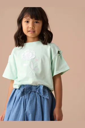 Angel & Rocket Leena Mint Tie Sleeve 100% Cotton Top7