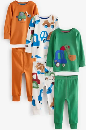 Next 3 Pack Snuggle 100% Cotton Pyjamas (9mths-8yrs)9
