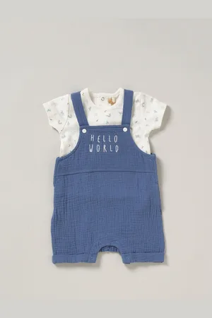 HOMEGROWN Blue Dungaree Outfit Set6