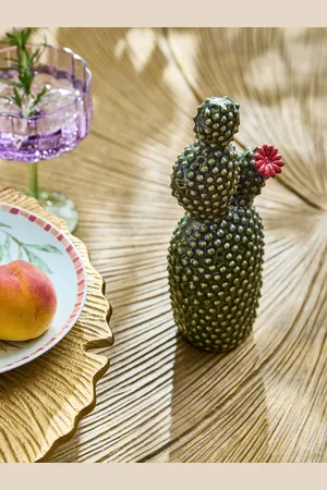 Next Ceramic Flowering Cactus Ornamenteen