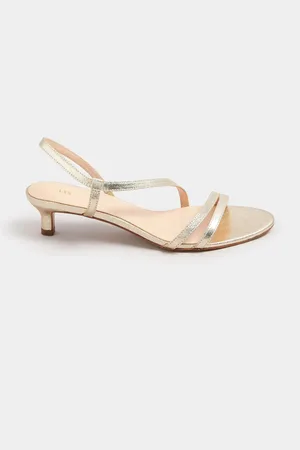 Long Tall Sally Kitten Heels Slingback Sandals7 EU 40