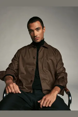 Next Regular Fit Button Through OvershirtXL