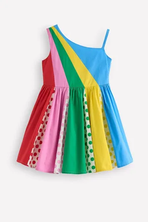 Boden One Shoulder Woven Dress134140cm