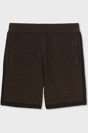 Reiss Butler Cotton-Blend Crochet ShortsLarge