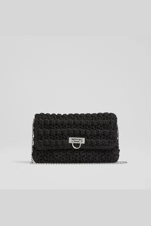 LK Bennett Woven Fabric Essie Clutcheen