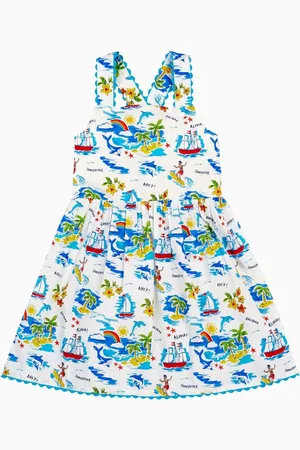 Frugi Girls Seraphina White Dress128134cm