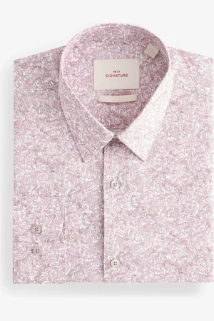 Next 100% katoenen formeel overhemd met Liberty-printM