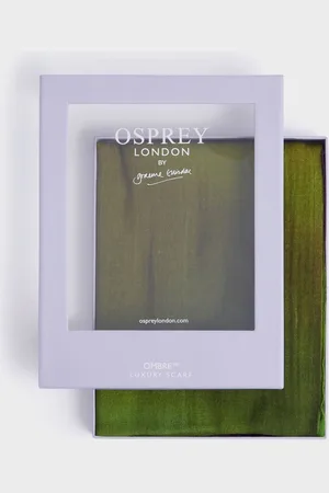Osprey Green The Ombre Boxed ScarfEén
