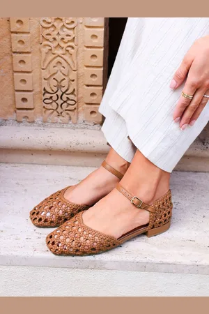 Linzi Suki Handwoven Low Block Court Heelseu39